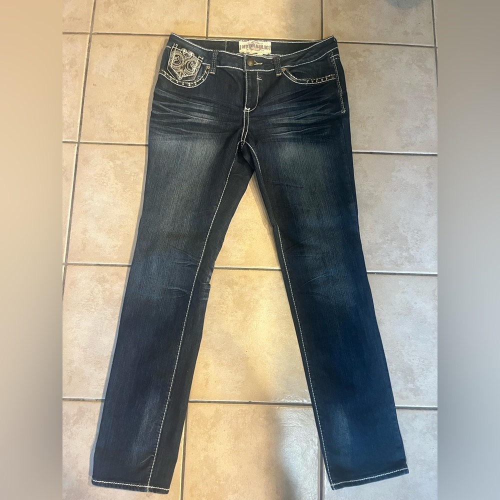 Hydraulic skinny jeans size 14